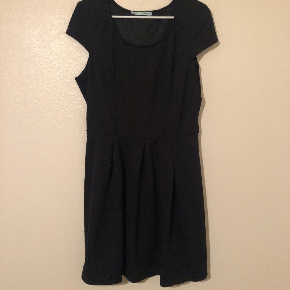 Maurices Black Textured Mini Dress